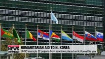 UNSC exempts 22 projects from sanctions placed on N. Korea this year