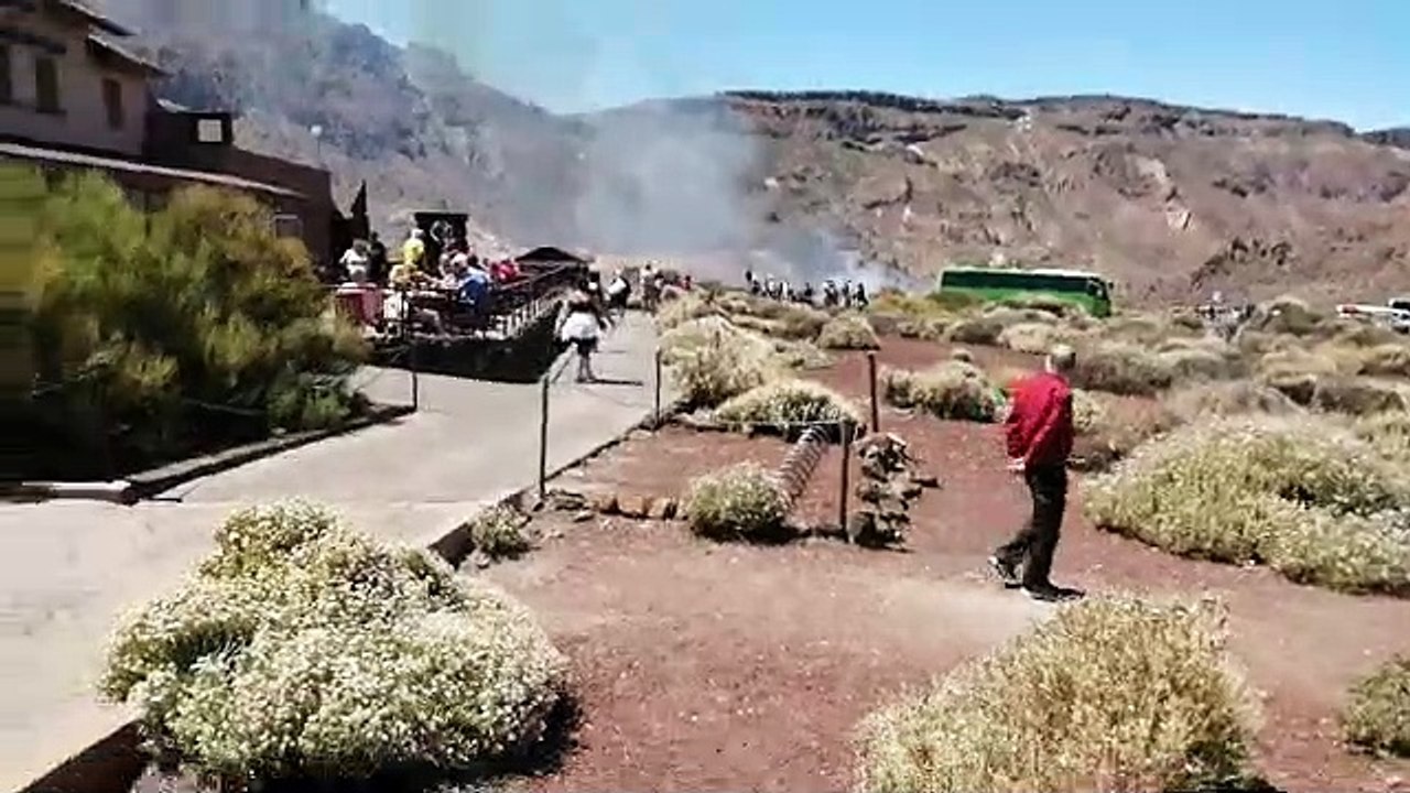 Incendio en el Teide