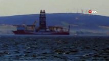 Yavuz Sondaj Gemisi Çanakkale Boğazı'na Giriş Yaptı