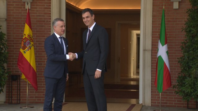 Sánchez se reúne en La Moncloa con Urkullu