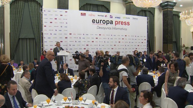 Garrido participa en un desayuno informativo de Europa Press
