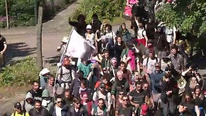 Protesto em mina de carvão na Alemanha
