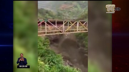 Aluvión en la provincia de Tungurahua cobra la vida de un hombre