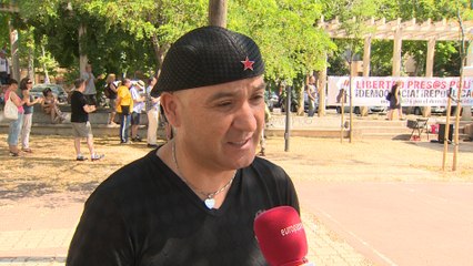 Familiares de los presos de Alsasua se concentran en Madrid