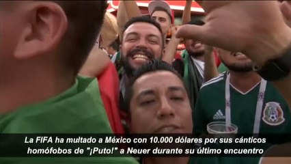 La FIFA multa a México con 10.000 dólares por un cántico homófobo a Manuel Neuer