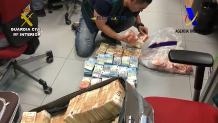 Intervenidoos 8 millones de una red que evadía dinero en Europa