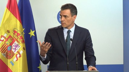 Rueda de prensa de Sánchez en Bruselas: "No renunciamos a la presidencia de la Comisión"