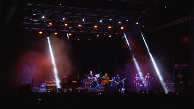 Elvis Costello se mete en un jardín en su gira española