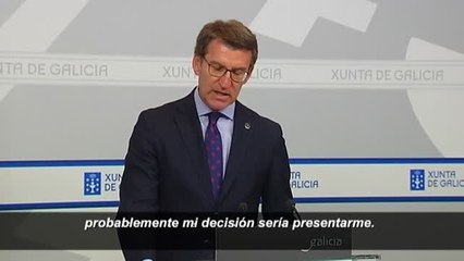 Feijóo: "Si la situación de Congreso a la presidencia del PP se produjera en el año 2020, mi decisión sería presentarme"