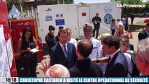 Grand Prix de France de F1 au Castellet : Christophe Castaner à visité le Centre Opérationnel de Sécurité (COD)