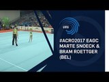 Ilya FAMENKOU & Viktoriya AKHOTNIKAVA (BLR) - 2017 Acro Europeans, junior dynamic final