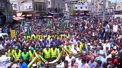 نحو ألفي متظاهر في الأردن رفضا ل"صفقة القرن" وورشة البحرين