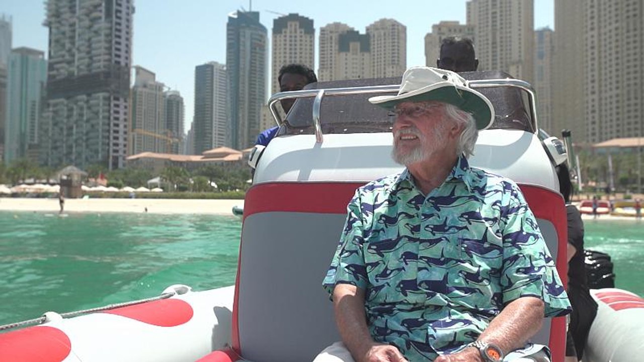 Deep sea explorer Jean-Michel Cousteau teaches UAE children about ocean conservation