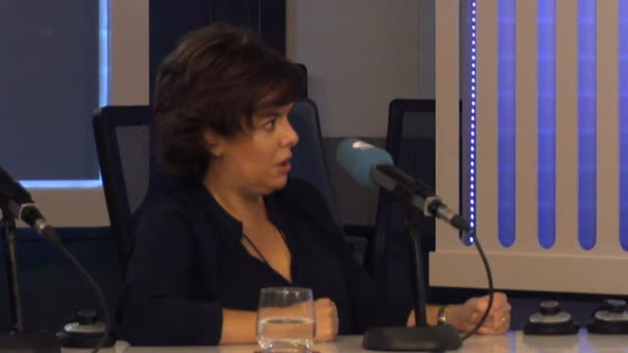 Sáenz de Santamaría sobre Cospedal: "Si ella gana, yo la apoyaré desde el minuto cero sin ningún puesto de por medio"