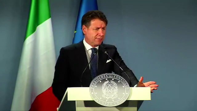 Bruxelles - Conferenza stampa del Presidente Conte (21.06.19)