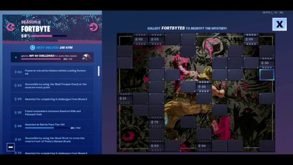 Fortbyte #03 Accessible Using the Skull Trooper Emoji At The Western Most Point