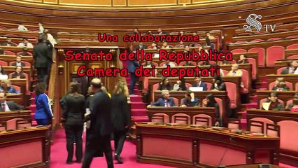 Roma - NellAula del Senato la cerimonia di premiazione di  “Lezioni di Costituzione - anno 20182019” (20.06.19)