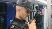 La Policía escolta dos vagones antiguos de Metro Madrid ante el ataque de grafiteros