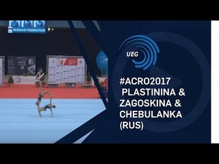 Women's group Russia - 2017 Acro European Champions, balance