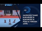 Men's group Ukraine - 2017 Acro European bronze medallists, dynamic