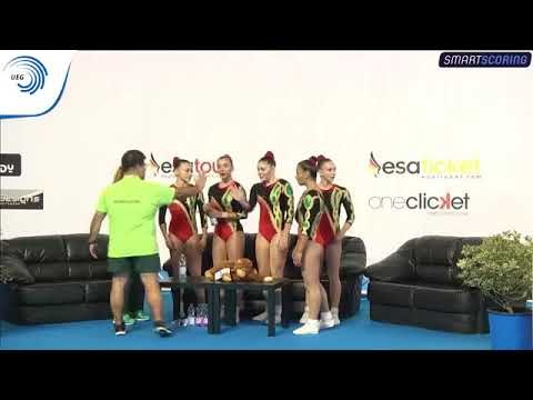 REPLAY: 2017 Aerobics Europeans - Junior FINAL Groups, plus medal ceremony