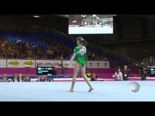 Maria KHARENKOVA (RUS), 2012 junior Floor European Champion