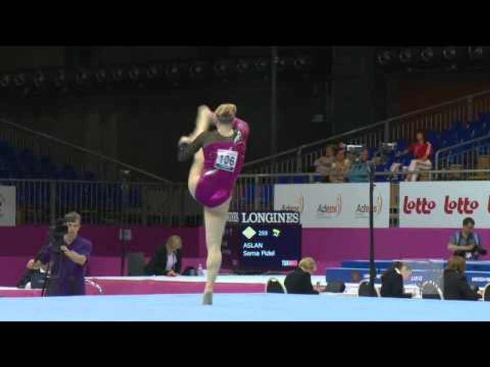 Gaelle MYS (BEL), EC Brussels 2012, floor