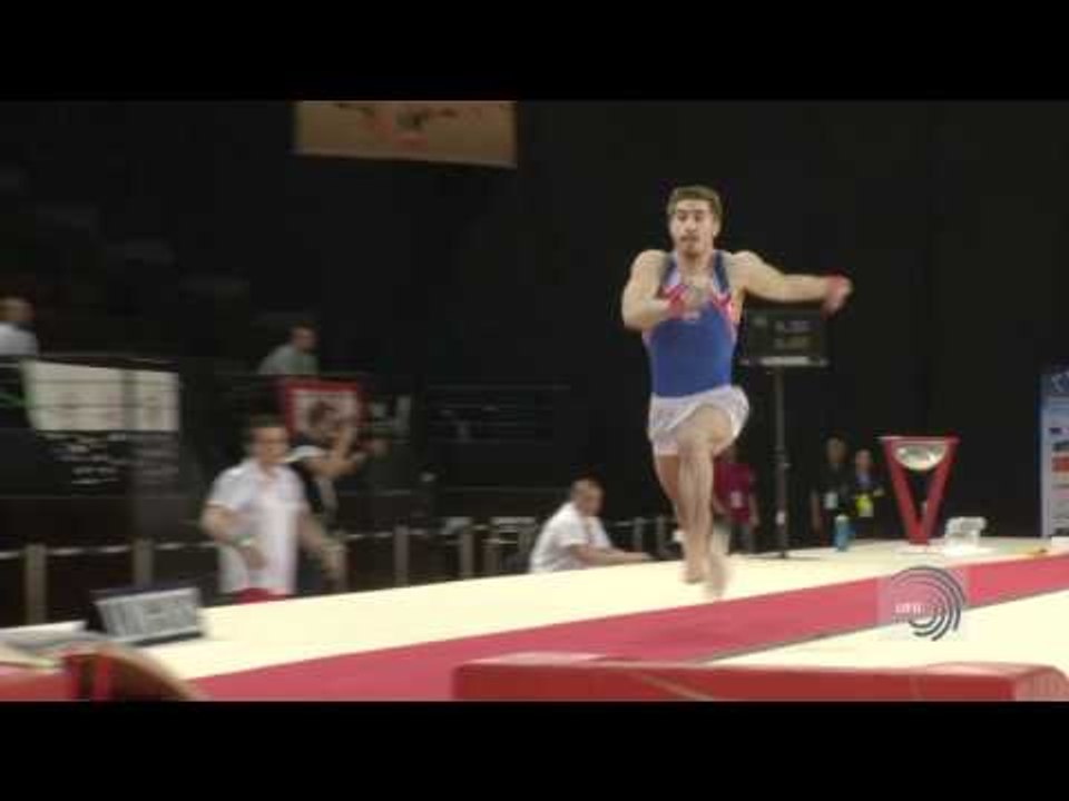 Ruslan PANTELEYMONOV (GBR), EC Montpellier 2012, vault