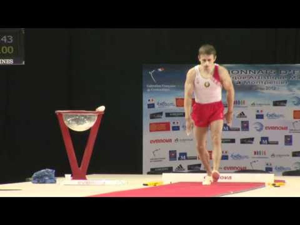 Dzmitry KASPIAROVICH (BLR), EC Montpellier 2012, vault
