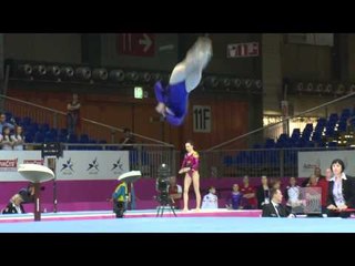 Gabrielle JUPP (GBR), EC Brussels 2012 (Juniors), floor
