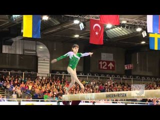 Maria KHARENKOVA (RUS), 2012 junior beam European Champion