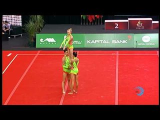 GREAT BRITAIN, Women's Group -- Euroacro 2013