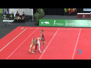 Nikki SNEL -- Eline DE SMEDT (Belgium) -- Euroacro 2013