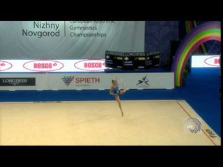 Evgeniya KANAEVA (RUS), 2012 European Championships (Hoop)