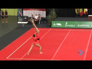Malvina KASUMOVA - Anastasia NEVODNICHKOVA (Russia) -- Euroacro 2013