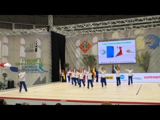 France, country presentation at the 2015 Aerobics Europeans
