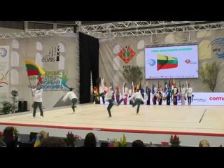 Lithuania, country presentation at the 2015 Aerobics Europeans