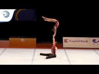 Mixed Pair RUSSIA – 2015 All-Around Acrobatic European Champions
