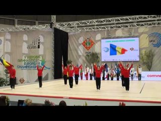 Romania, country presentation at the 2015 Aerobics Europeans