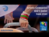 Artistic Gymnastics European Championships 2016 - men's junior