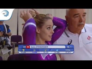 Giulia STEINGRUBER (SUI) - 2015 European All-Around Champion