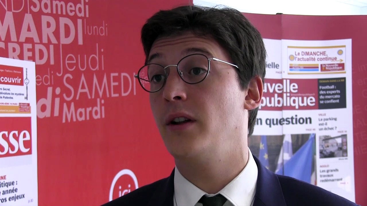 VIDEO. Poitiers : le député Sacha Houlié ne sera pas tête de liste aux élections municipales de Poitiers en 2020