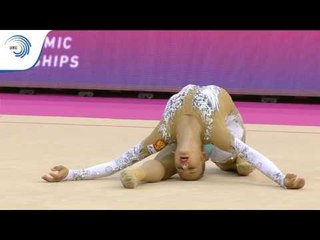 Aleksandra SOLDATOVA (RUS) – 2017 European silver medalist with Ball