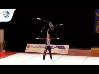 Igor MISHEV & Nikolai SUPRUNOV (RUS) - 2015 All-Around Acro Euro silver medallists