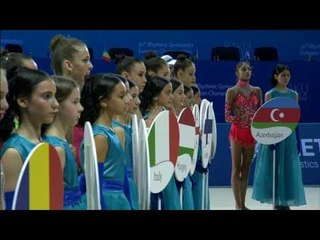 Baku 2014 - Rhythmic Europeans - Opening Ceremony (part 1)