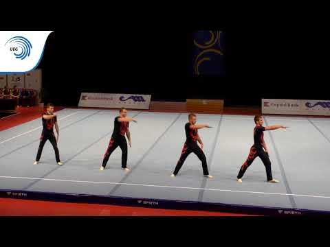 Men's group Belarus – 2015 Acrobatic European bronze medallists Dynamic