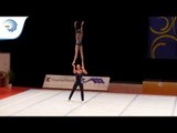 Lewis WALKER & Isabella MONTAGNA (GBR) – 2015 Acrobatic European silver medallists Dynamic