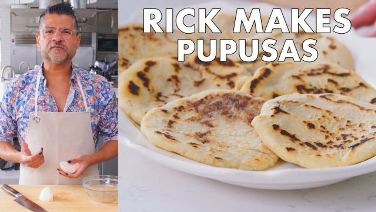 Rick Makes Pupusas (Fried Corn Fritters)