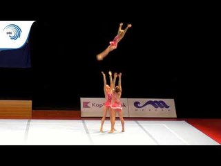 Women's group - 2015 Acrobatic European silver medallists, 11 -16