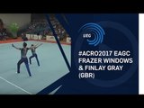 Frazer WINDOWS & Finlay GRAY (GBR) - 2017 European Silver Medallists 12 - 18